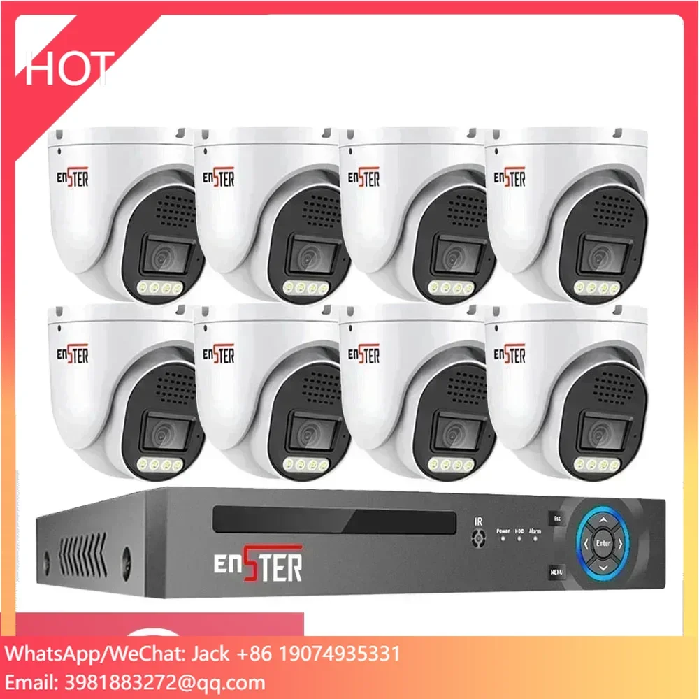 Home Security And Camera Systems - Metal Turret Dome 8 Channels Indoor