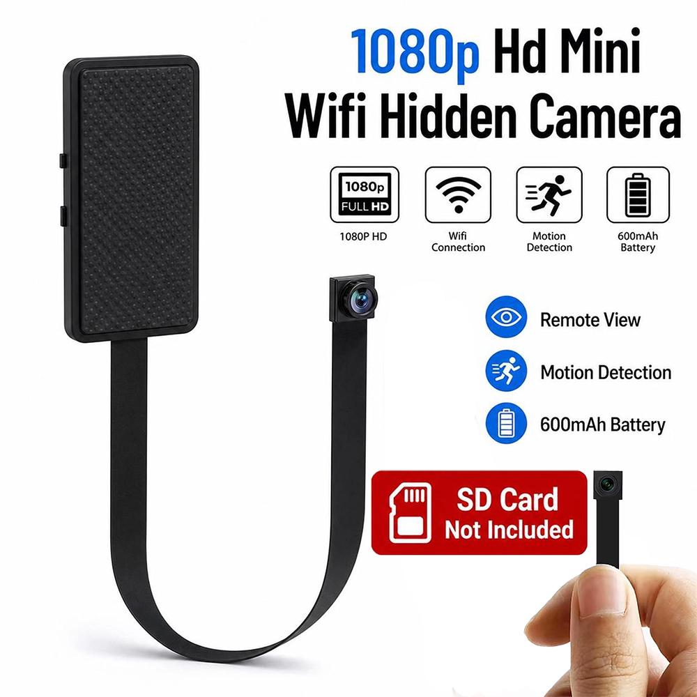 Home Security Hidden Cameras - DIY HD 1080P WiFi Mini Camera