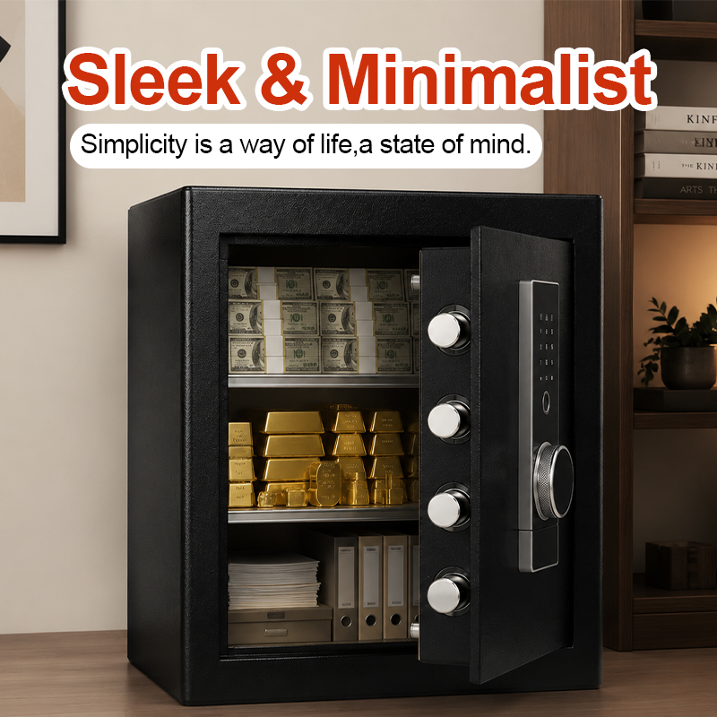 Home Security Safe - Biometric Fingerprint Safe Box, Digital Keypad
