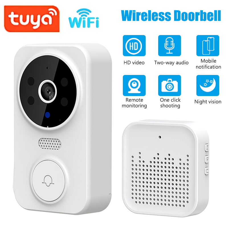 Home Security No Wifi Needed - WiFi Smart Video Doorbell Camera Night