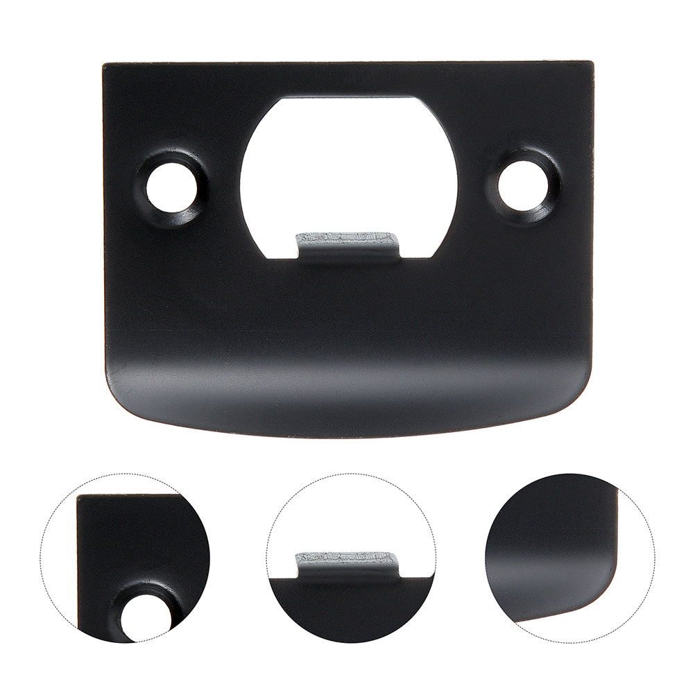 Home Security Locks For Doors - 2Pcs Stainless Steel Door Strike Plate