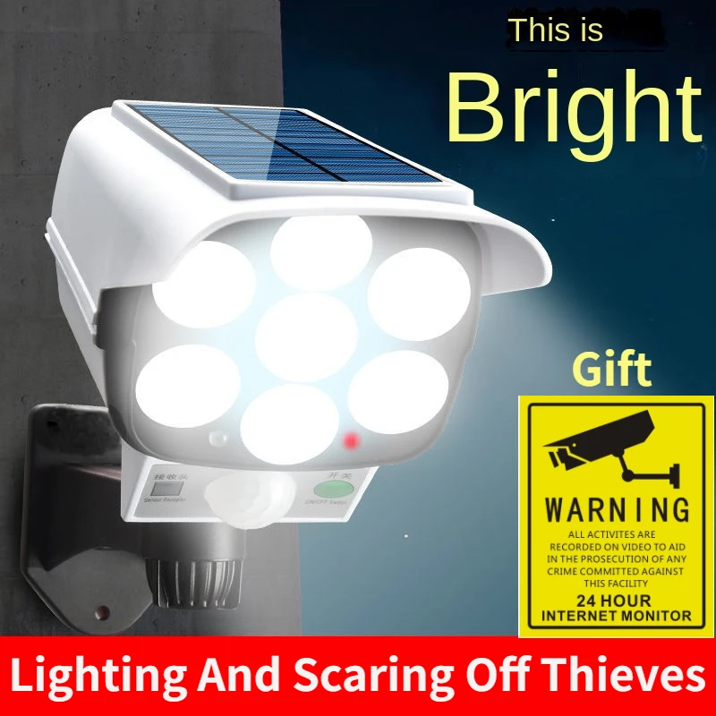 Home Security Brand - Outdoor Solar Light Motion Sensor Security