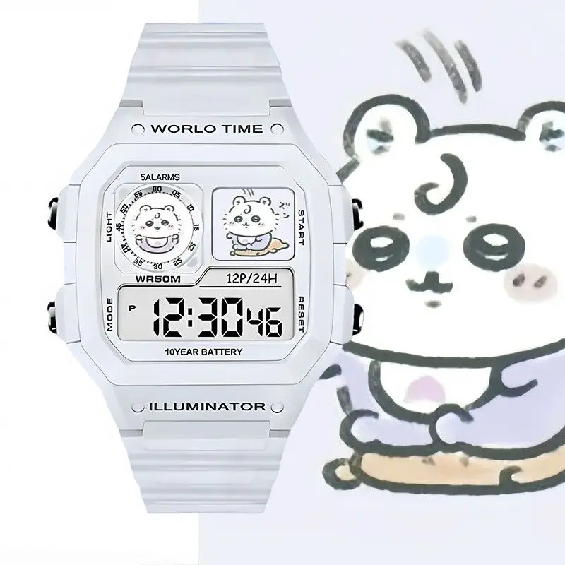 Home Security Electronics - Kawaii Chiikawa Anime Digital Watch Waterproof