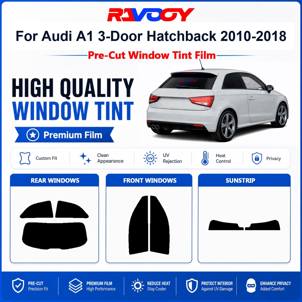 Premium Pre-Cut Window Tint Fo - Home Security For Windows recension och pris