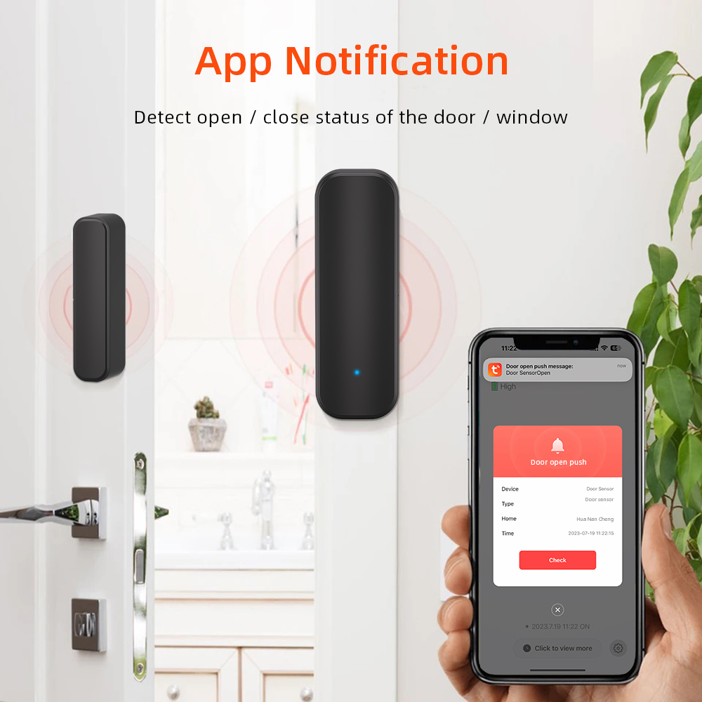 Tuya WiFi/ZigBee Door Window S - Home Security Gate recension och pris
