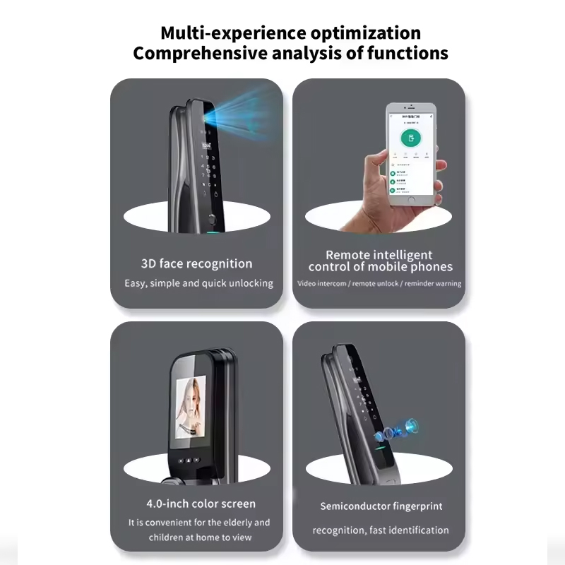 HX5 Smart Door Lock 3D Face Re - Home Security Locks For Doors recension och pris