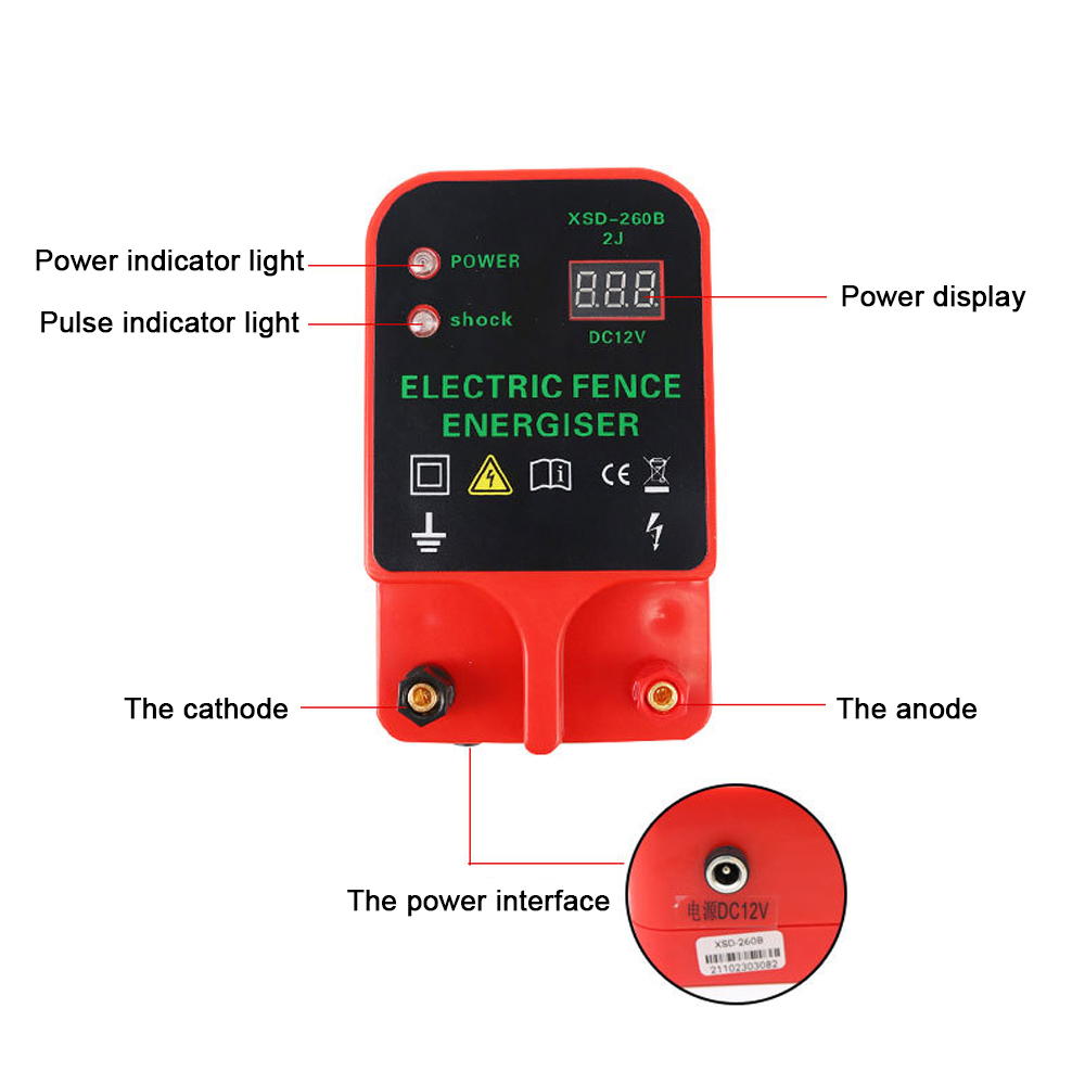 Livestock High Voltage Pulse C - Home Security Electric Fence recension och pris