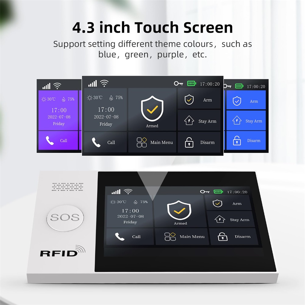 2.4G WIFI Smart GSM Alarm Syst - Sim Gsm Alarm recension och pris