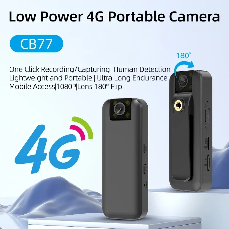4G Mini Camera 4K UHD Portable - Home Security Hidden Cameras recension och pris