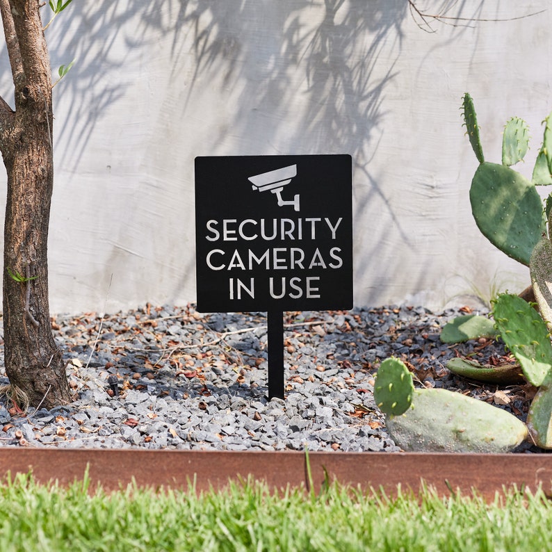 Security Camera Yard Sign - Mo - Home Security Number recension och pris