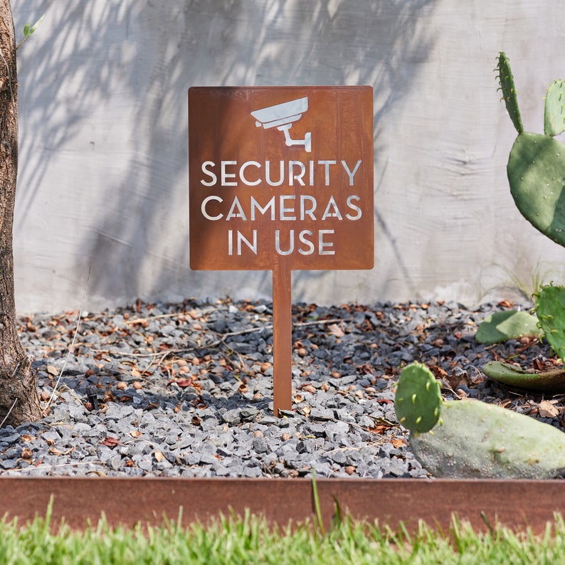 Security Camera Yard Sign - Mo - Home Security Number recension och pris