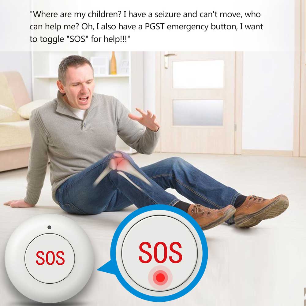 Wireless SOS Button Smart Home - Sim Gsm Alarm recension och pris