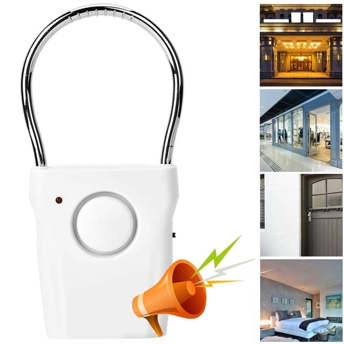 Door Handle Alarm 110dB Door S - Door Wedge Alarm recension och pris