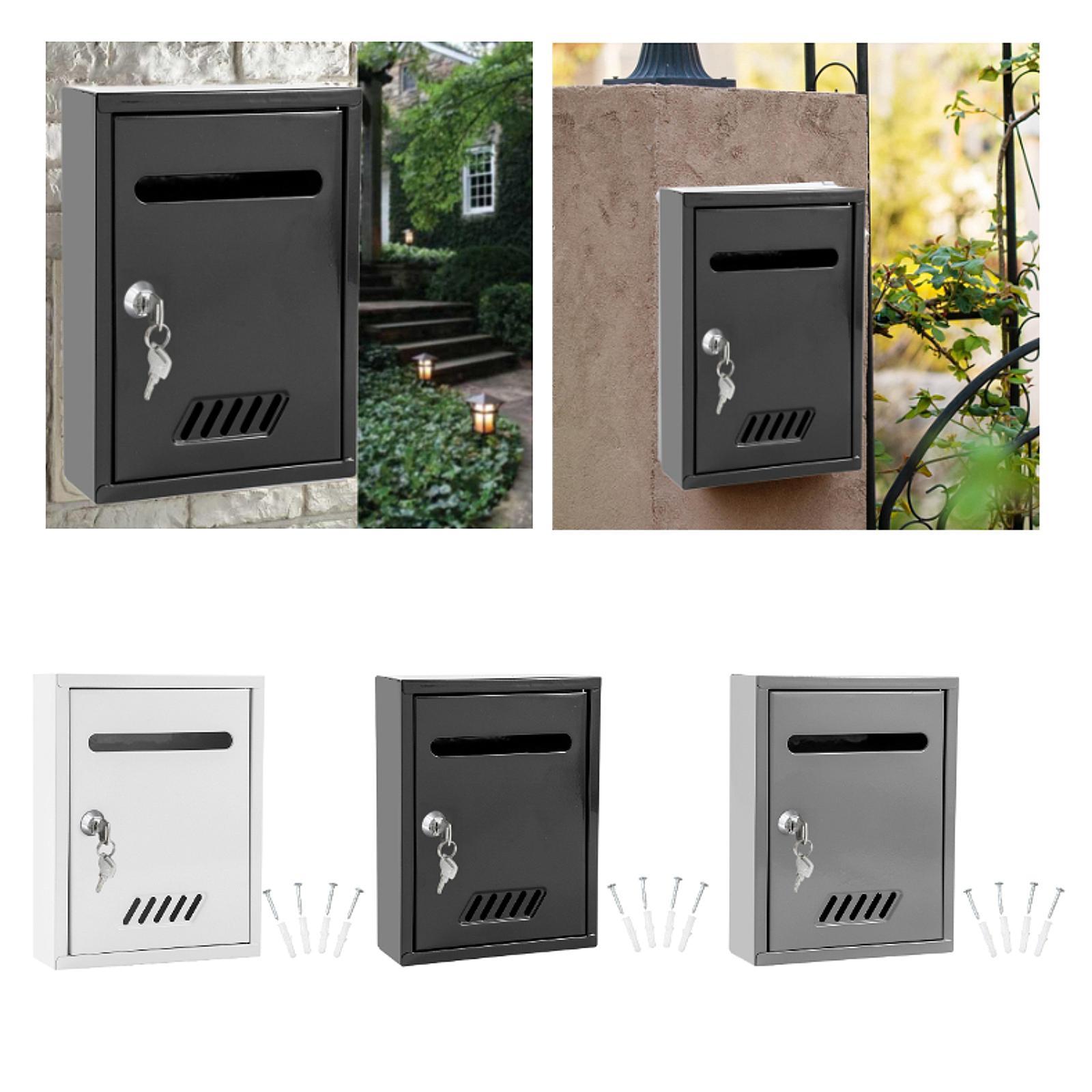 Wall Mounted Mailbox Locking M - Home Security Letters recension och pris