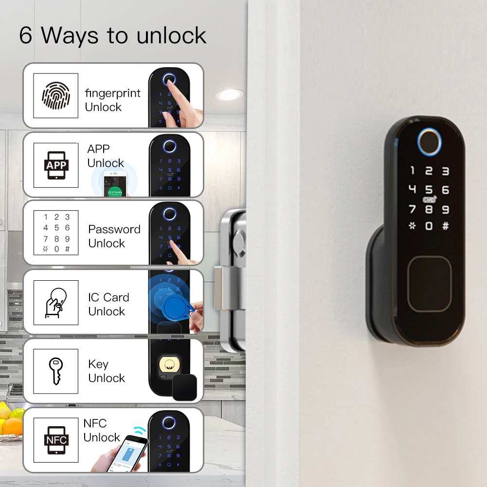MOES WiFi Tuya Smart Lock Door - Home Security Locks For Doors recension och pris