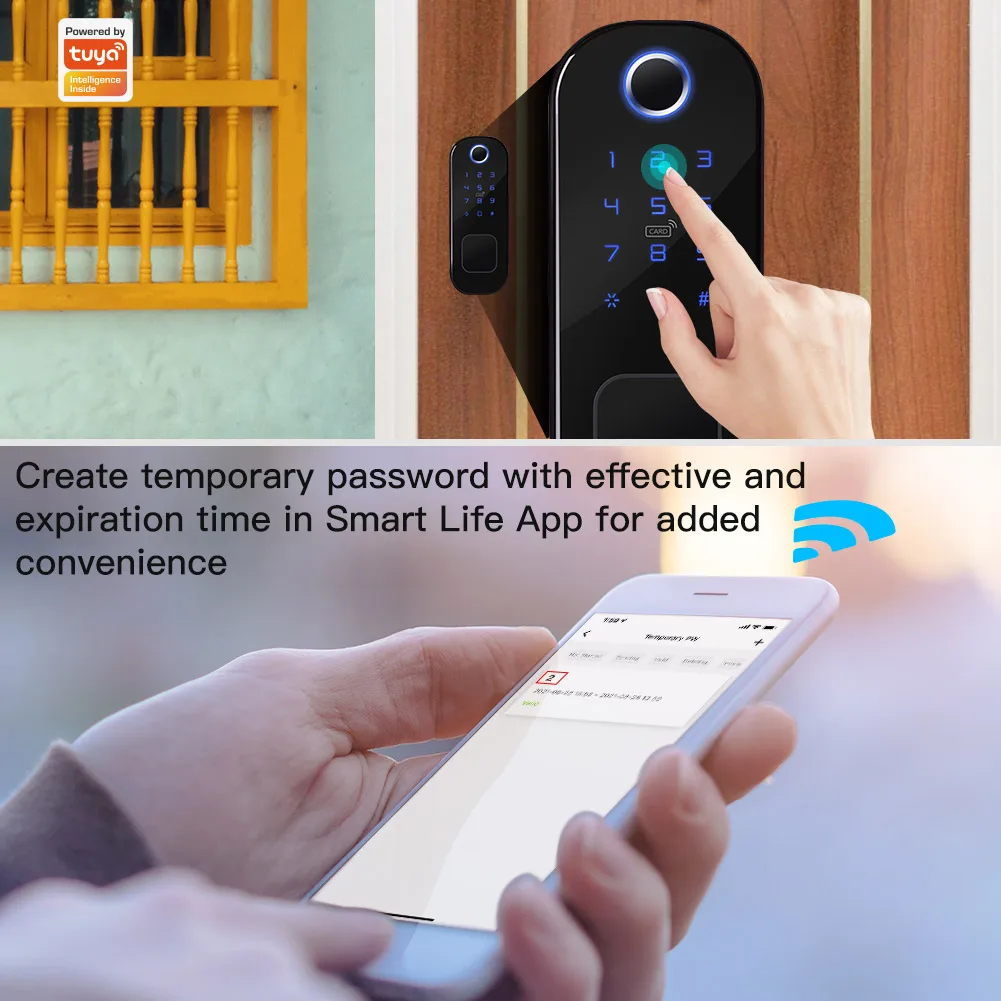 MOES WiFi Tuya Smart Lock Door - Home Security Locks For Doors recension och pris