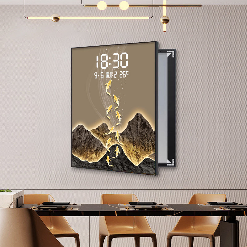 Elegant Light Numbers Wall Clo - Home Security Number recension och pris