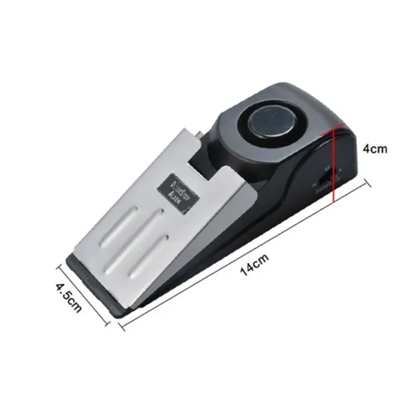 New 120dB Door Stop Alarm Syst - Door Wedge Alarm recension och pris