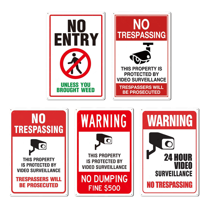Private Property No Trespassin - Home Yard Security recension och pris