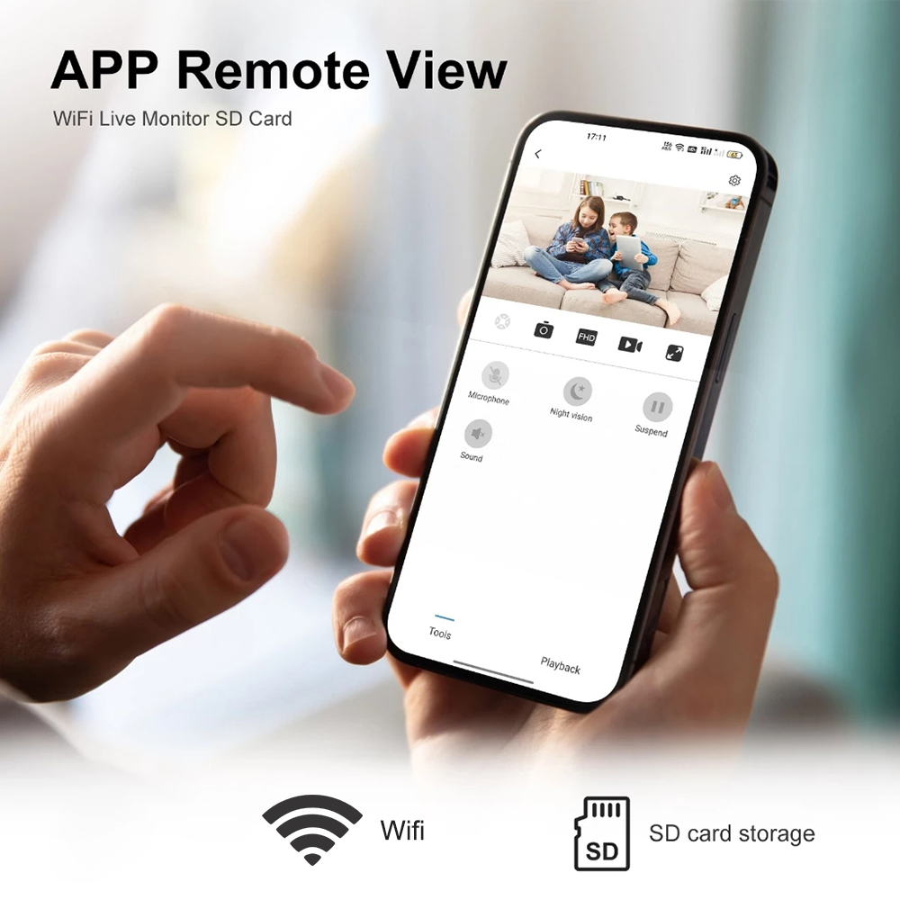 DIY HD 1080P WiFi Mini Camera  - Home Security Hidden Cameras recension och pris