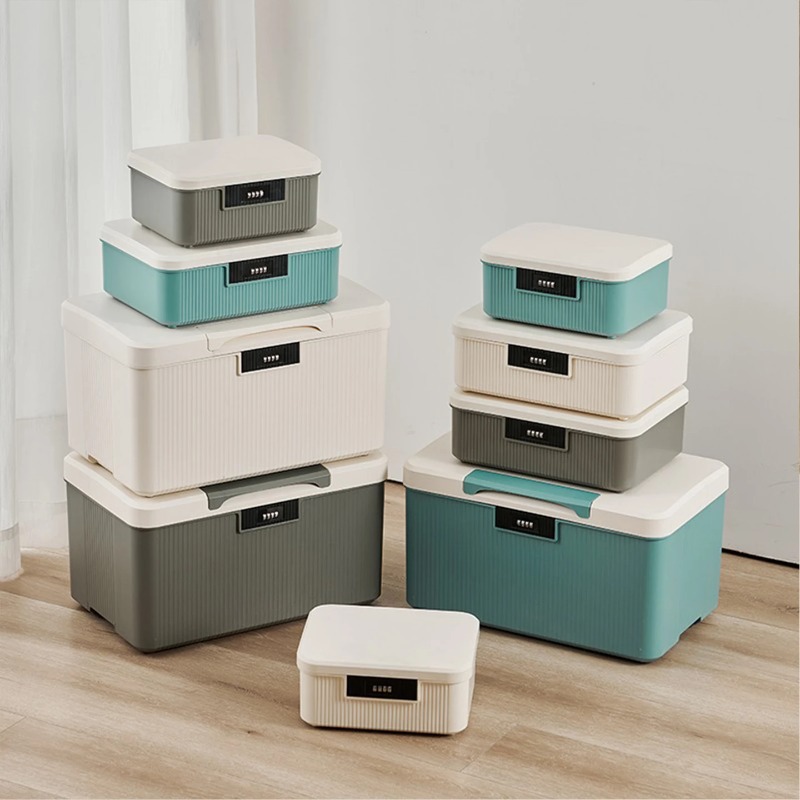 ‌Premium Lockable Storage Box  - Home Security Safe recension och pris