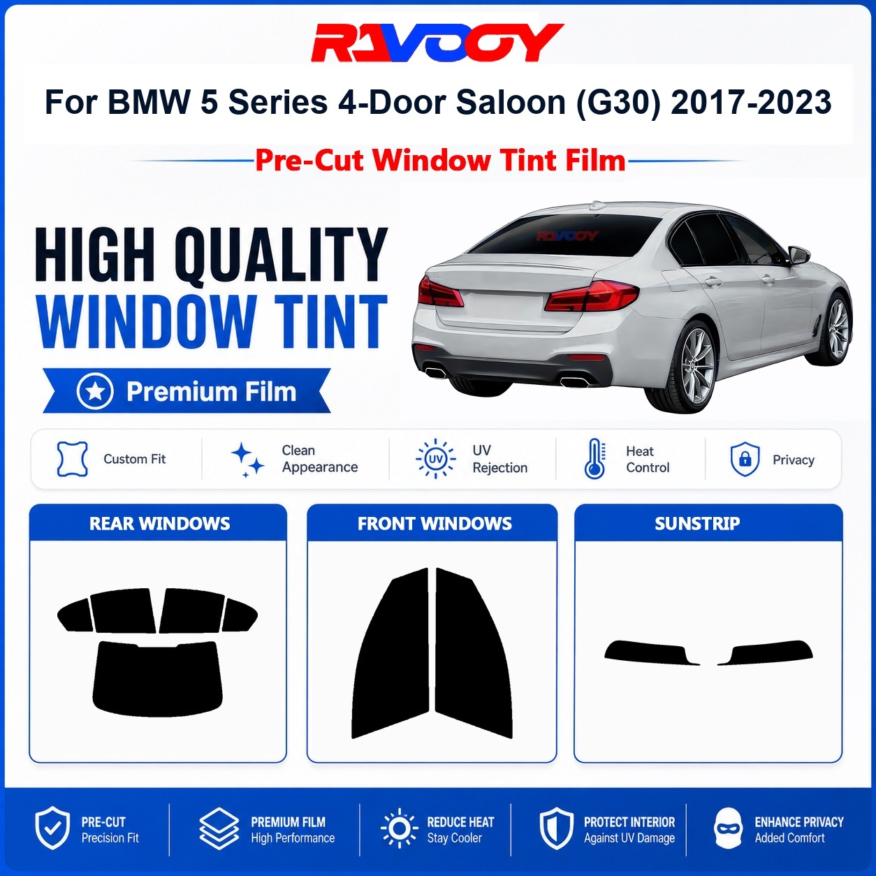 Premium Pre-Cut Window Tint Fo - Home Security For Windows recension och pris