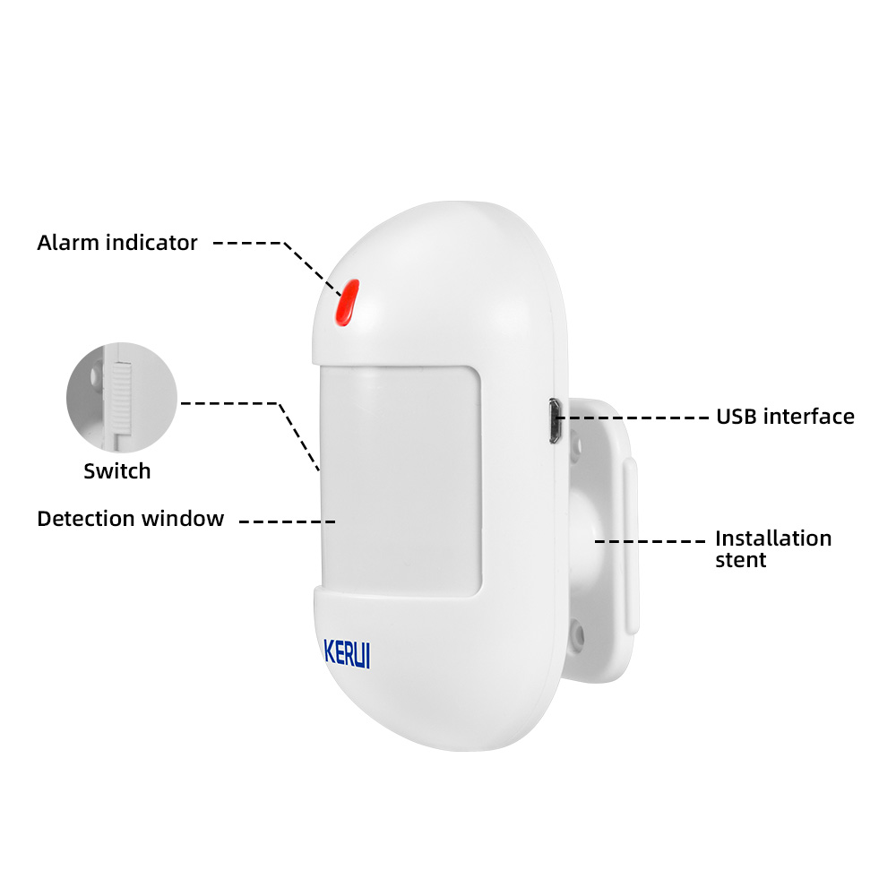 KERUI Wireless PIR Motion Sens - Sim Gsm Alarm recension och pris