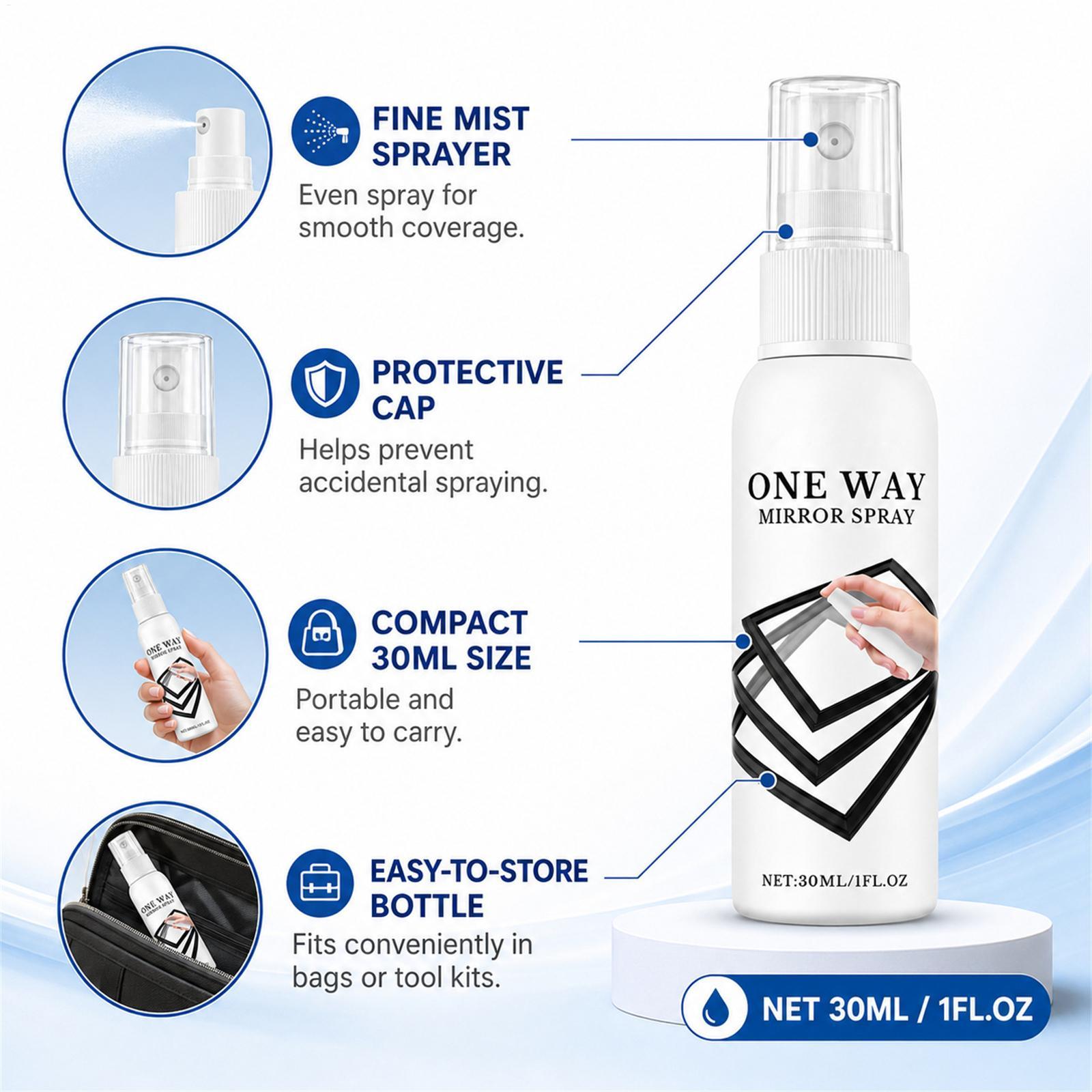 Reflective Window Spray 30ml Q - Home Security For Windows recension och pris