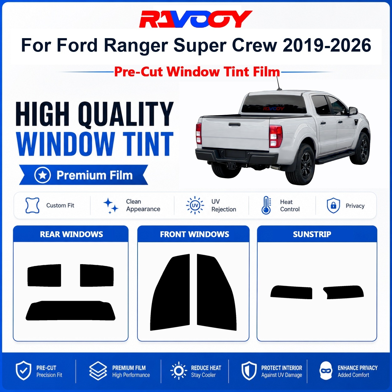 Premium Pre-Cut Window Tint Fo - Home Security For Windows recension och pris