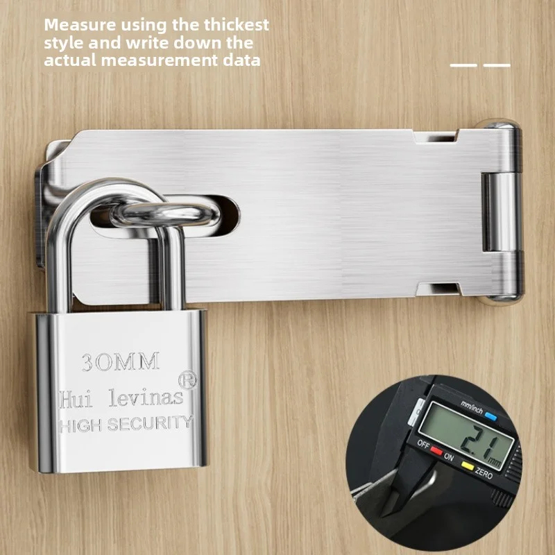 Stainless Steel Padlock Hasp 9 - Home Security Tapo recension och pris