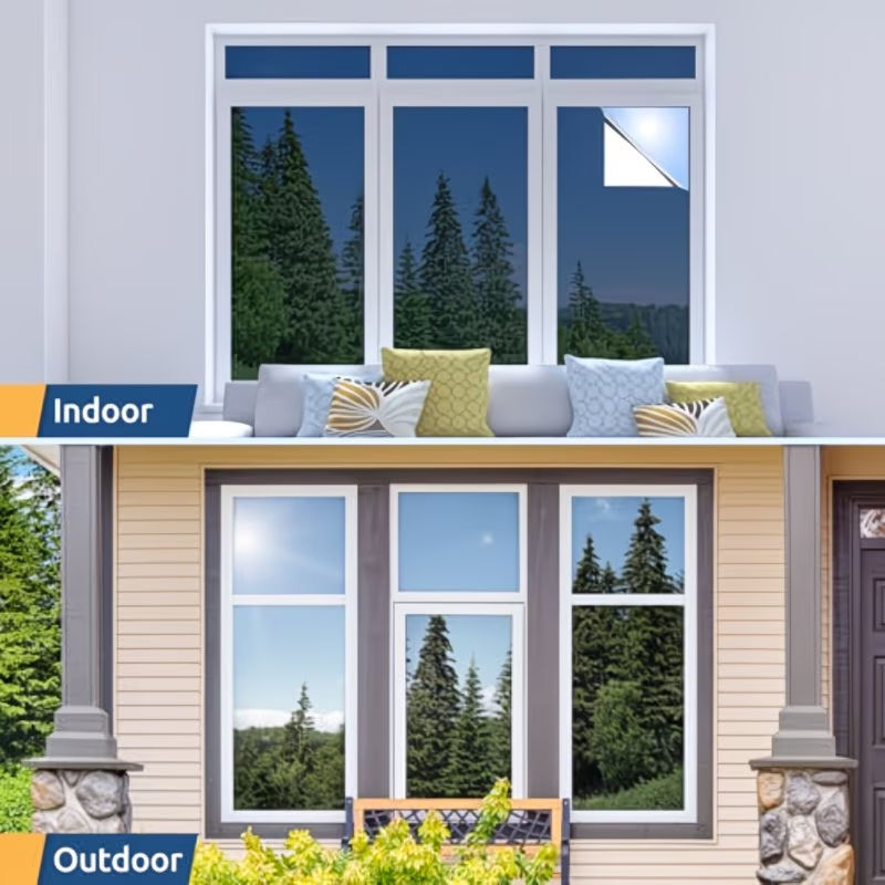 Reflective Mirror Film Sunshad - Home Security For Windows recension och pris