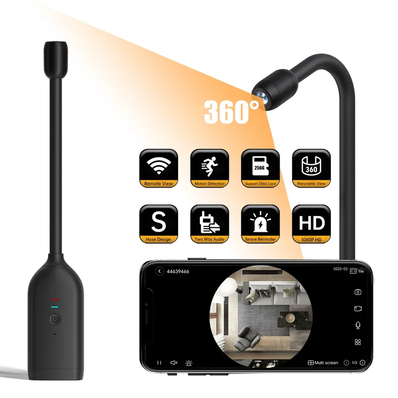 QJ700 Mini WiFi Camera HD 1080 - Home Security Hidden Cameras recension och pris