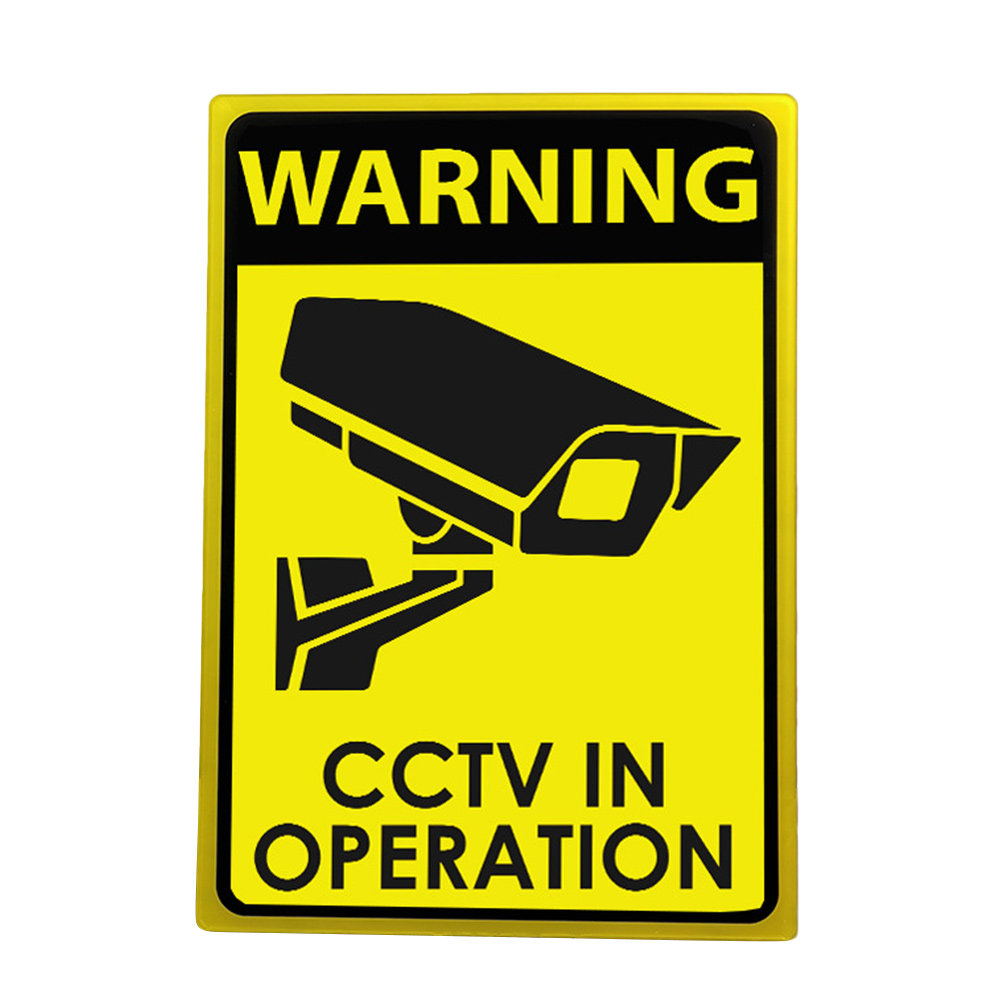 Acrylic Security Camera Warnin - Home Yard Security recension och pris