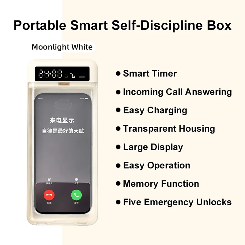 Smart Phone Lock Box with LCD  - Home Security Safe recension och pris