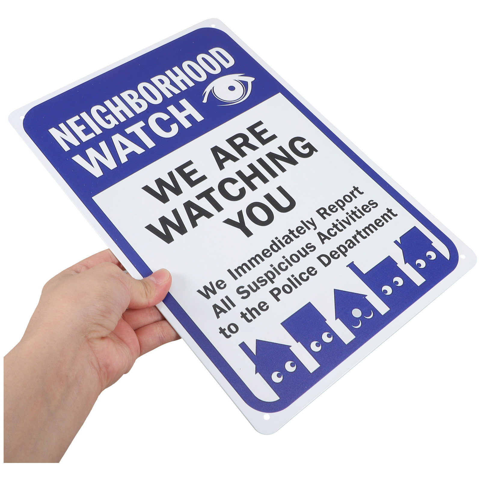 We Are Watching You Sign Vinta - Home Yard Security recension och pris