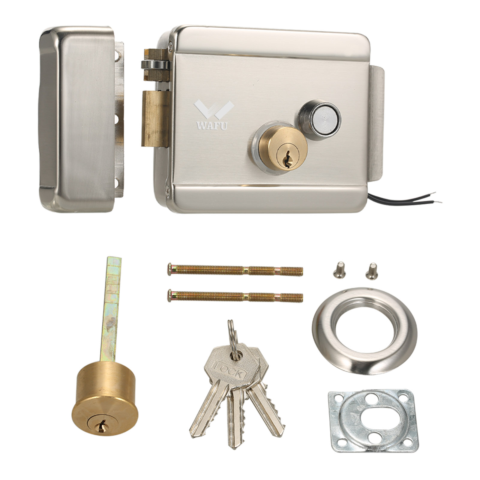 WAFU Smart Electric Gate Door  - Home Security Locks For Doors recension och pris