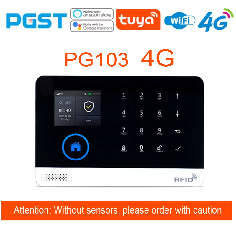 PG-107 Tuya 4G Home Security A - Sim Gsm Alarm recension och pris