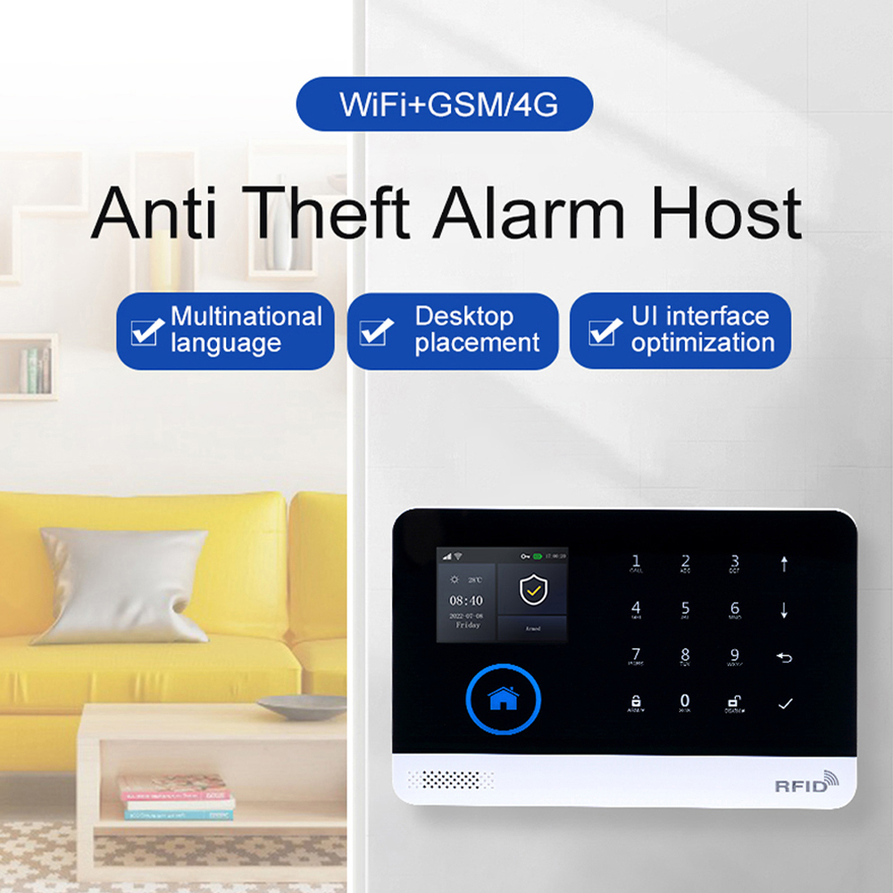 PG-107 Tuya 4G Home Security A - Sim Gsm Alarm recension och pris
