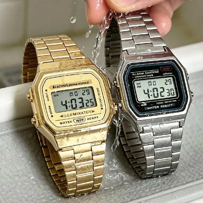 F91W Band Watch Waterproof Ret - Home Security Electronics recension och pris
