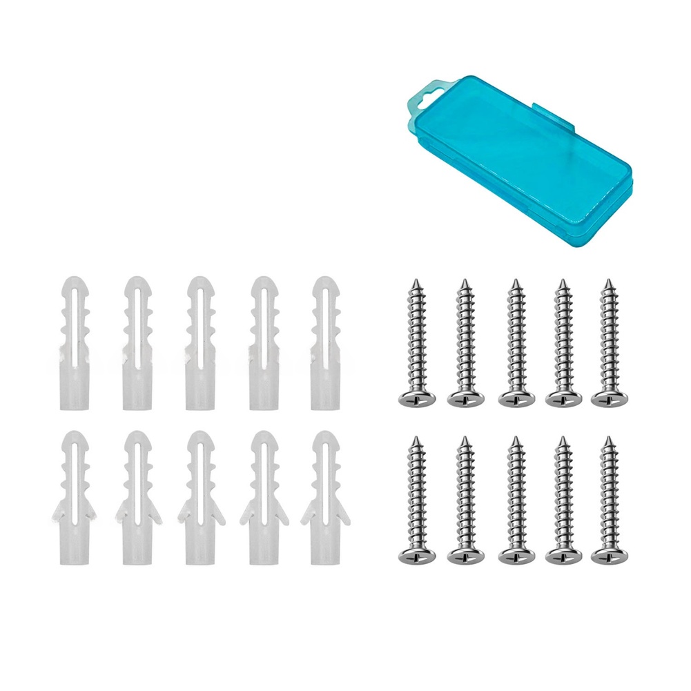 20PCS Plastic Expansion Tube S - Home Security Youtube recension och pris