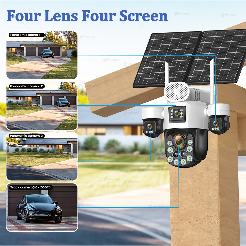 AOV Four Lens Outdoor Surveill - Home Security Brand recension och pris