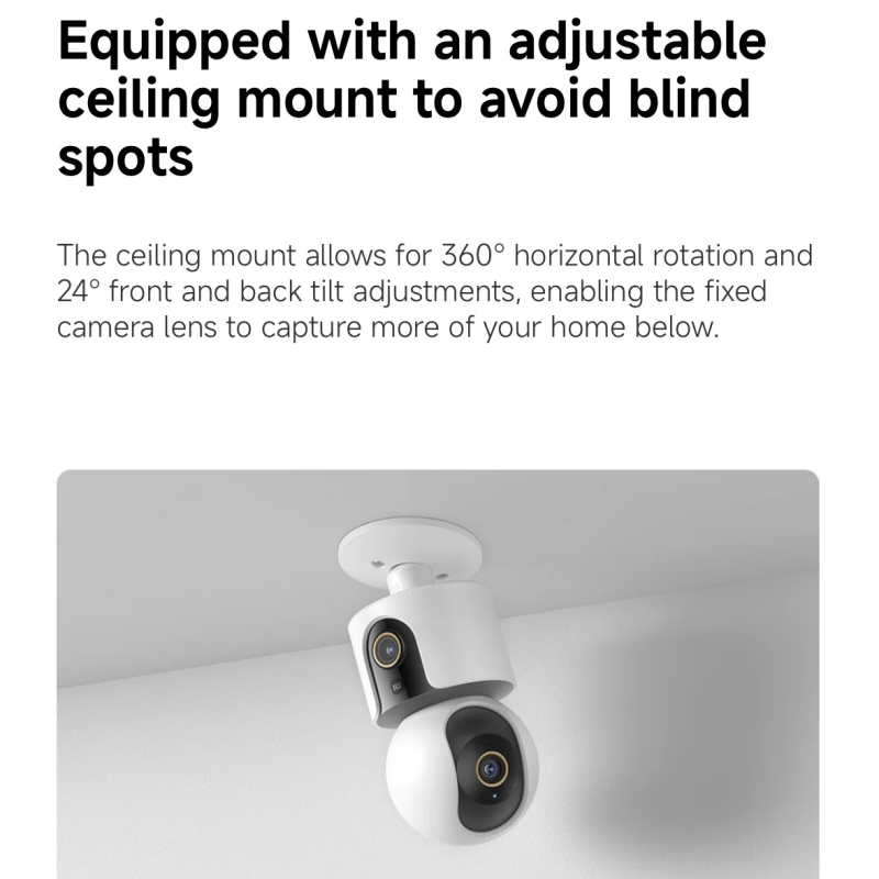 Xiaomi Smart Camera C500 Dual  - Home Security Camera Xiaomi Mi 360 recension och pris