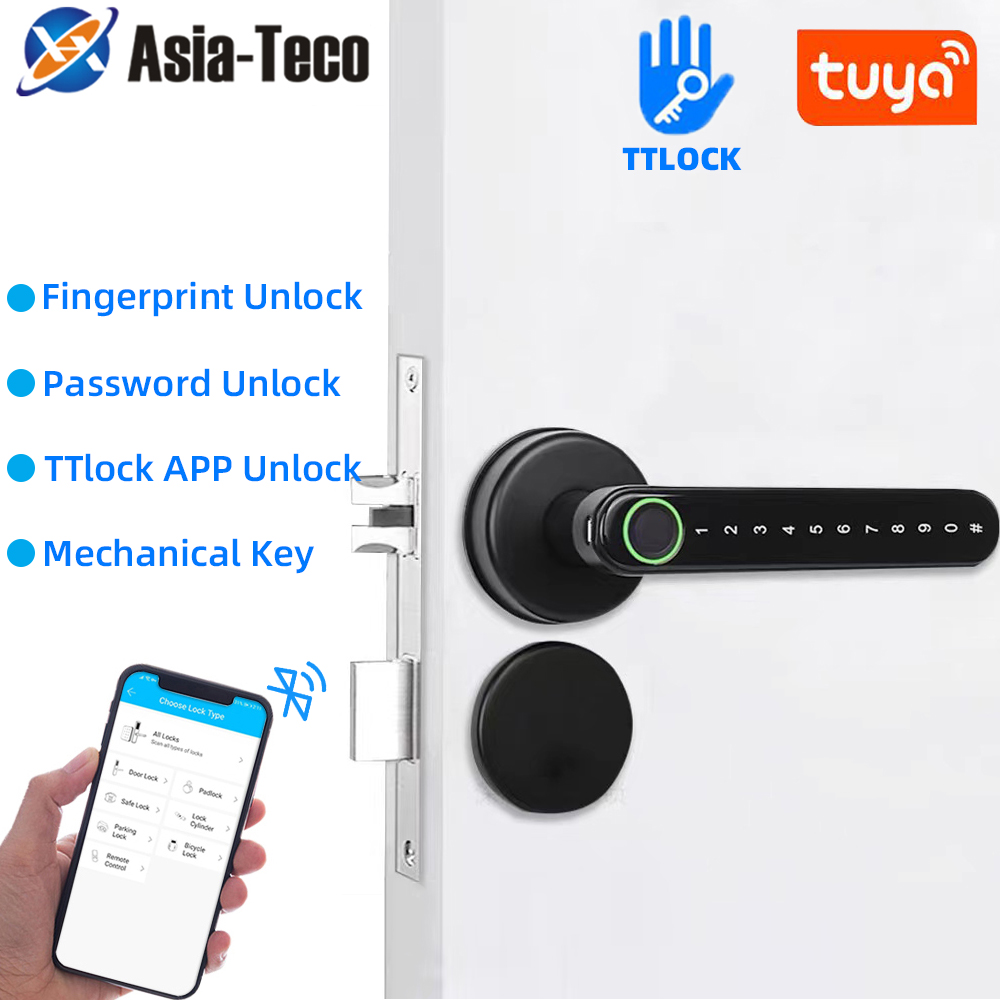 TTLock Smart Bluetooth Fingerp - Home Security Locks For Doors recension och pris