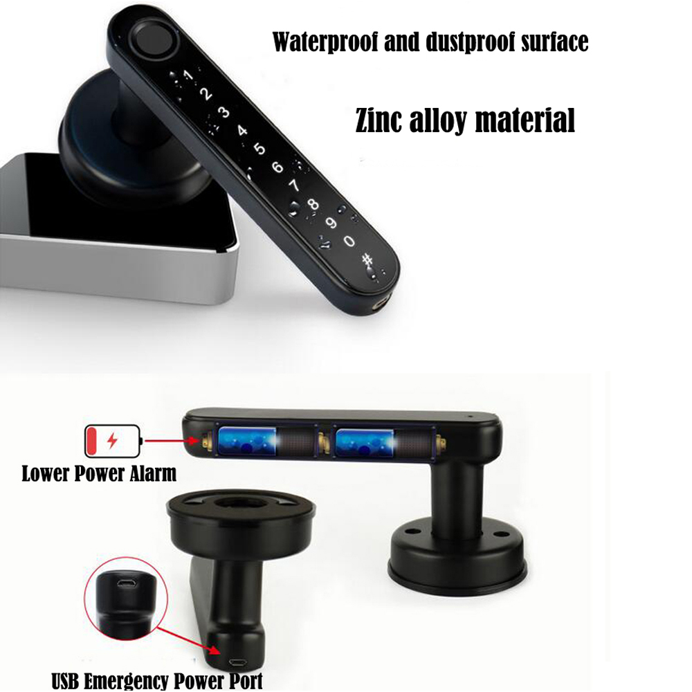 TTLock Smart Bluetooth Fingerp - Home Security Locks For Doors recension och pris