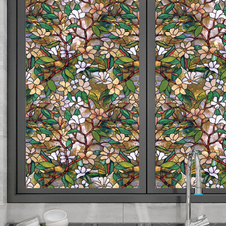 Flower Pattern Electrostatic W - Home Security For Windows recension och pris