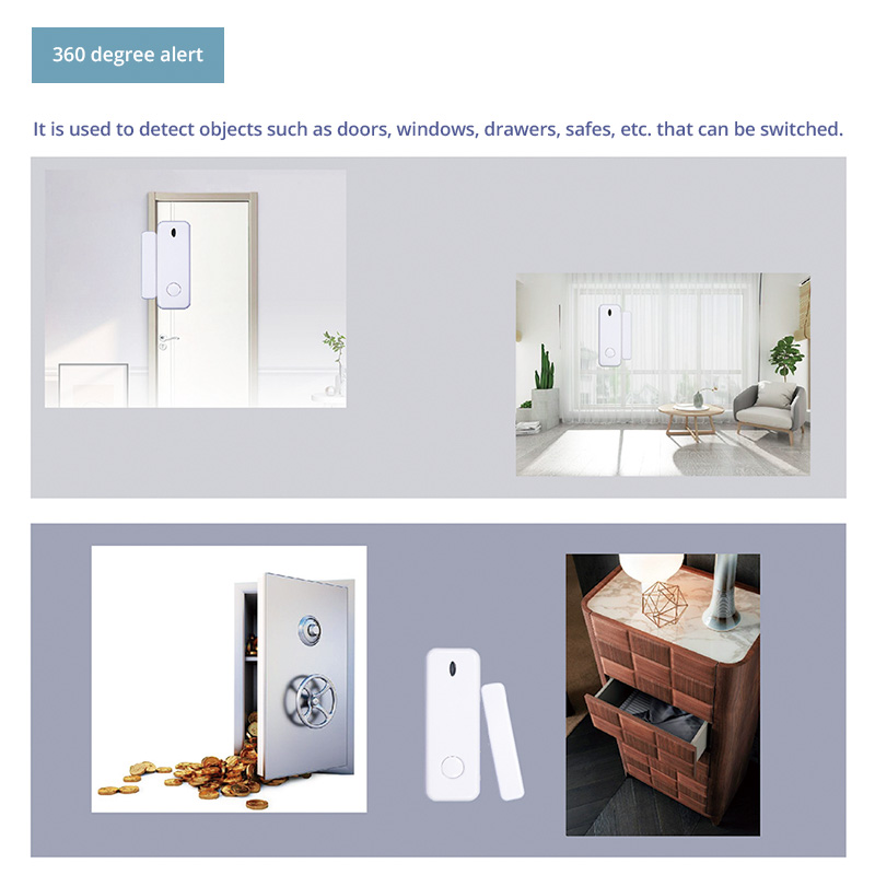D10 Window Door Sensor Alarm 4 - Sim Gsm Alarm recension och pris