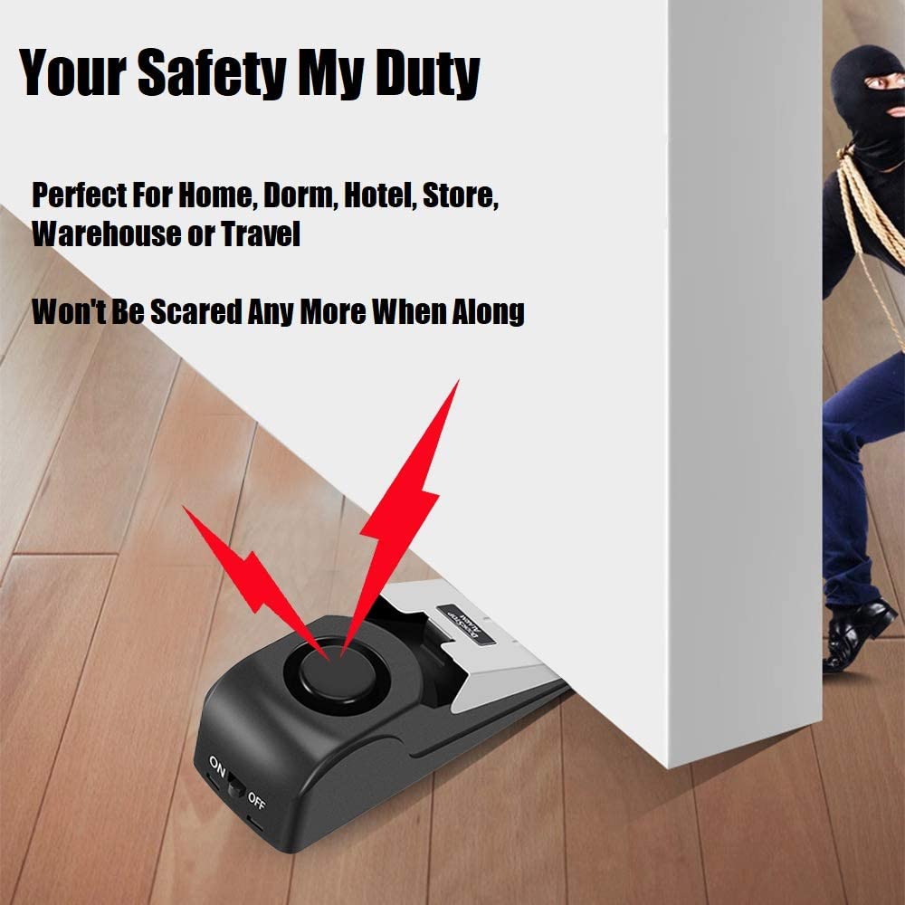 1Pc Door Stopper Alarm Portabl - Door Wedge Alarm recension och pris