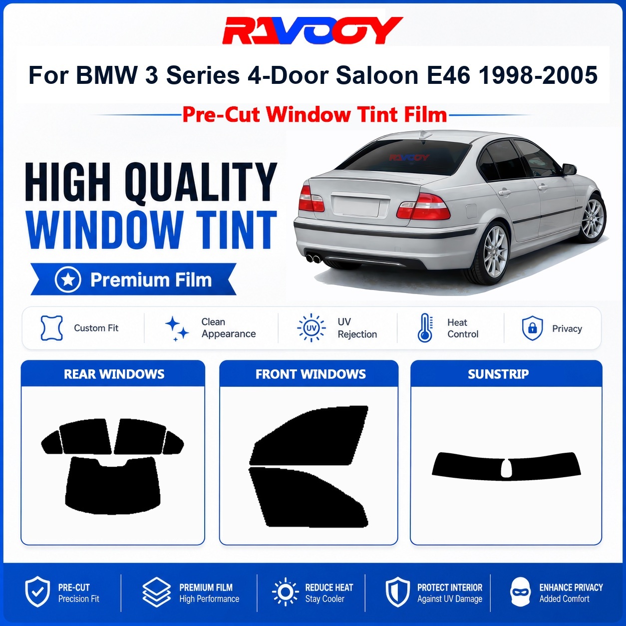 Premium Pre-Cut Window Tint Fo - Home Security For Windows recension och pris