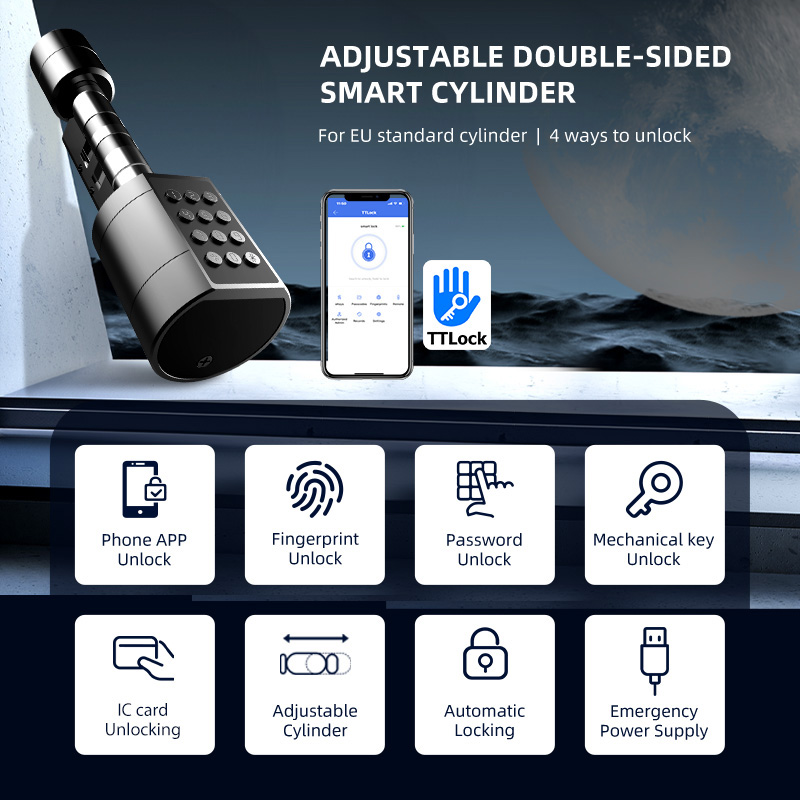 Smart Euro Cylindrical Door Lo - Home Security Locks For Doors recension och pris