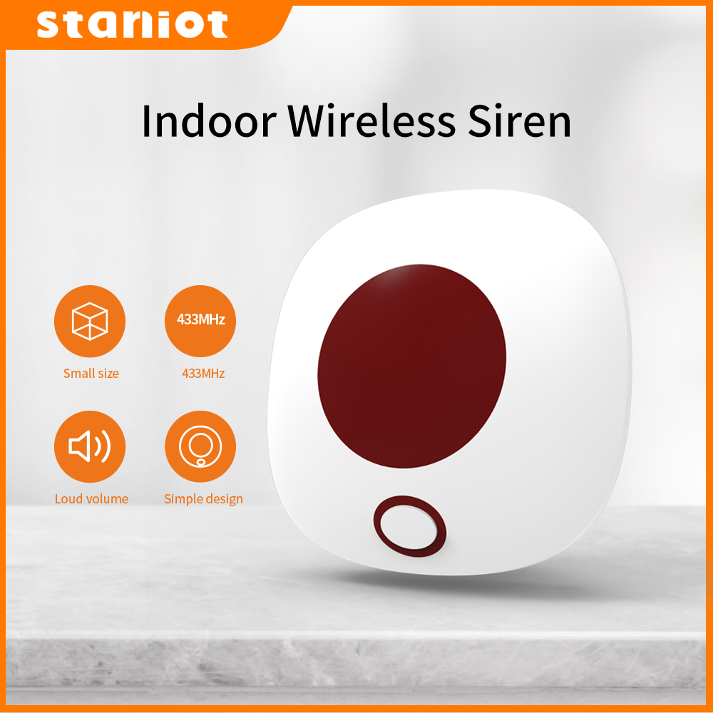 Staniot Indoor Wireless Siren  - Sim Gsm Alarm recension och pris